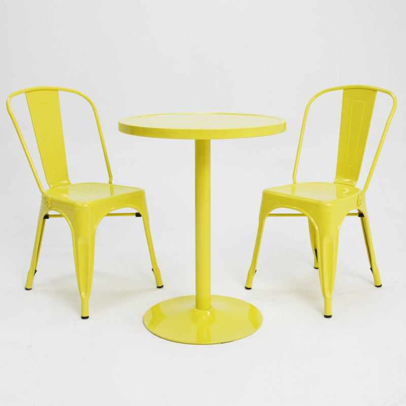 Paris 3pc Yellow dining setting