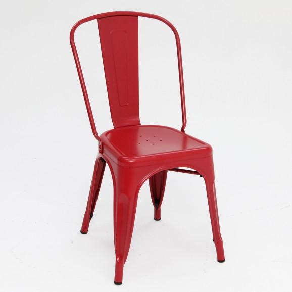 Paris Tolix Chair Red