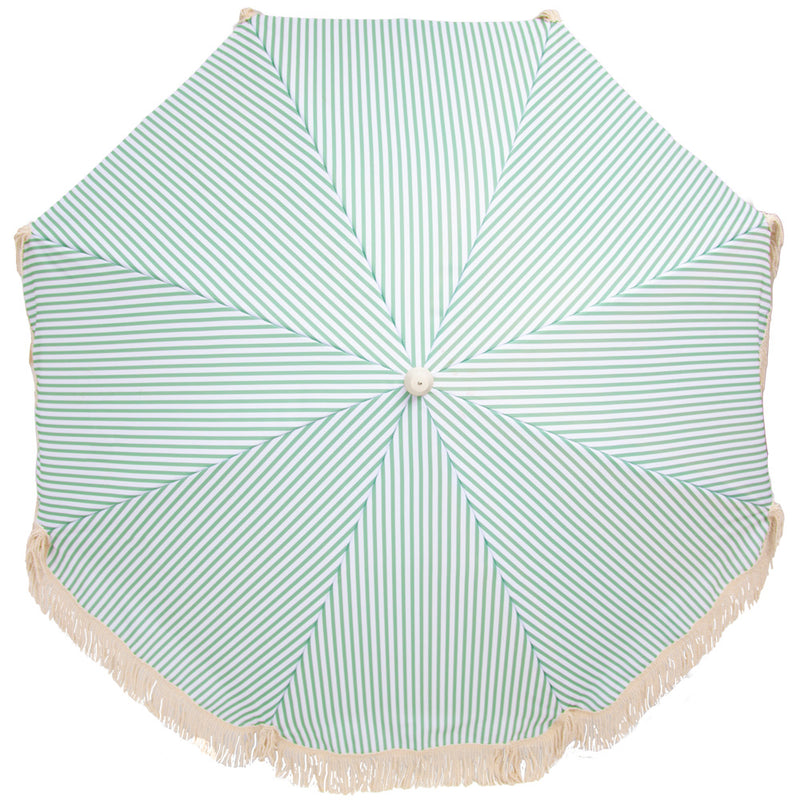 Sage green Vintage beach umbrella