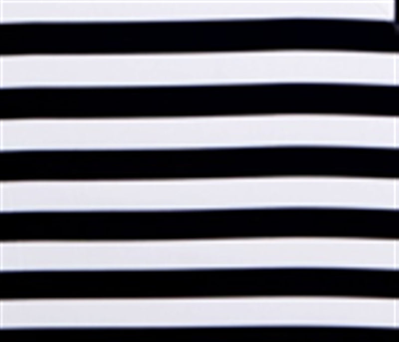 Aruba - 2m square black and white stripe "timber-look" aluminium umbrella with cover